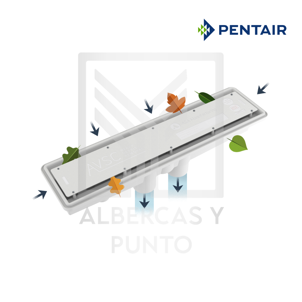 Dren de fondo AVSC Pentair para Alberca
