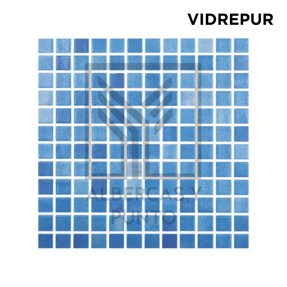 Vidrepur: Mosaico Niebla Celeste de 2.5x2.5