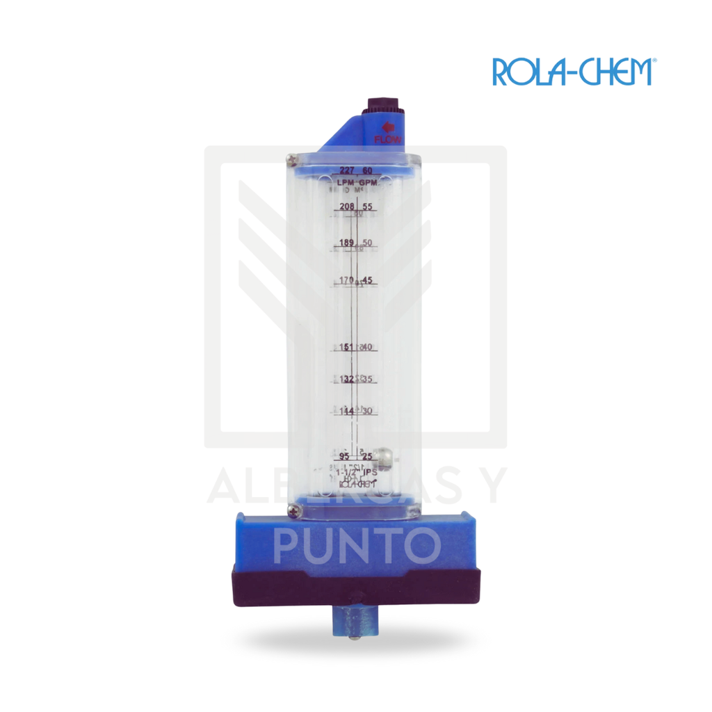 Medidor de Flujo 25 - 60 gpm Conexión 1.5"