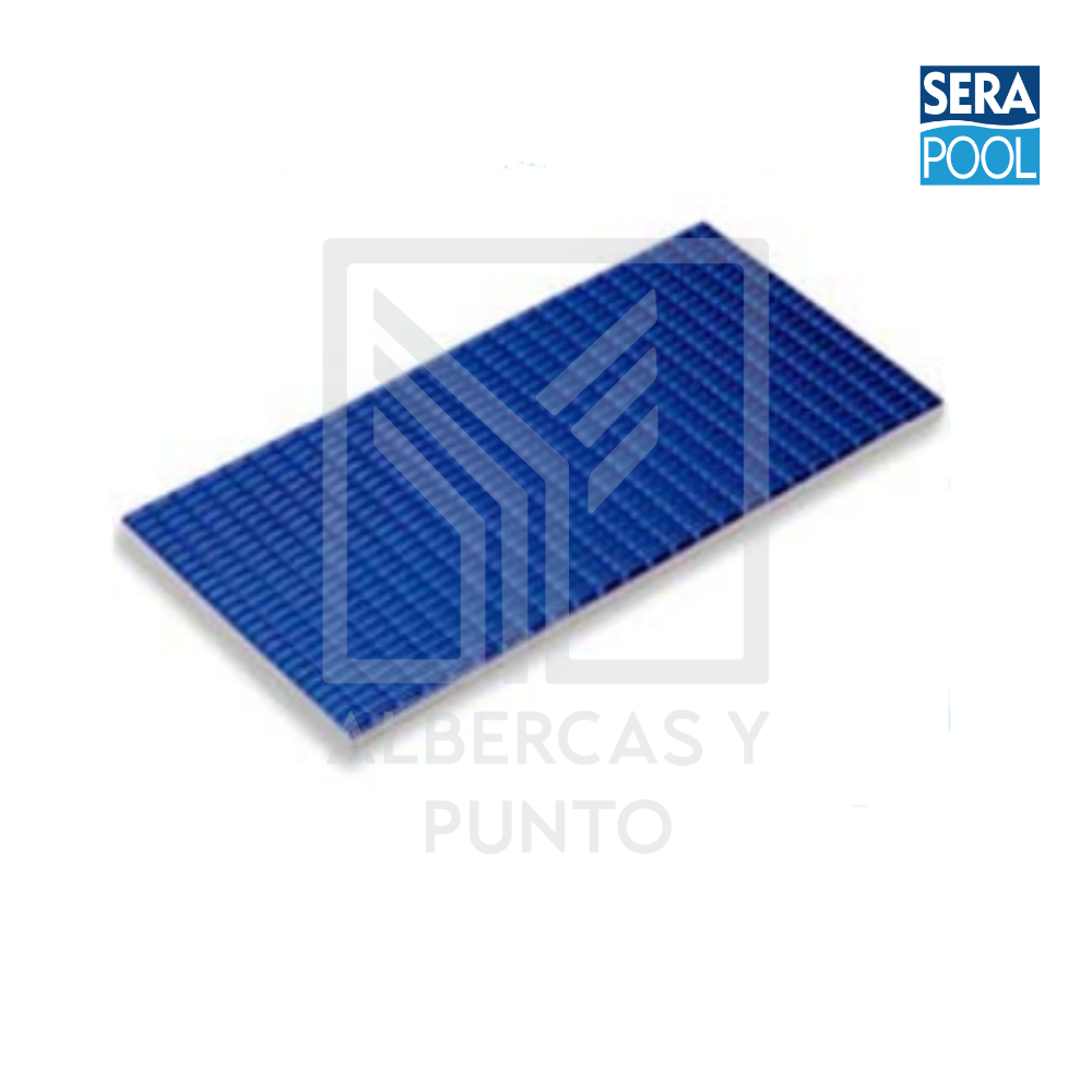 Azulejo Antiderrapante Azul Cobalto de Porcelana para Alberca de Competencia | Sera Pool