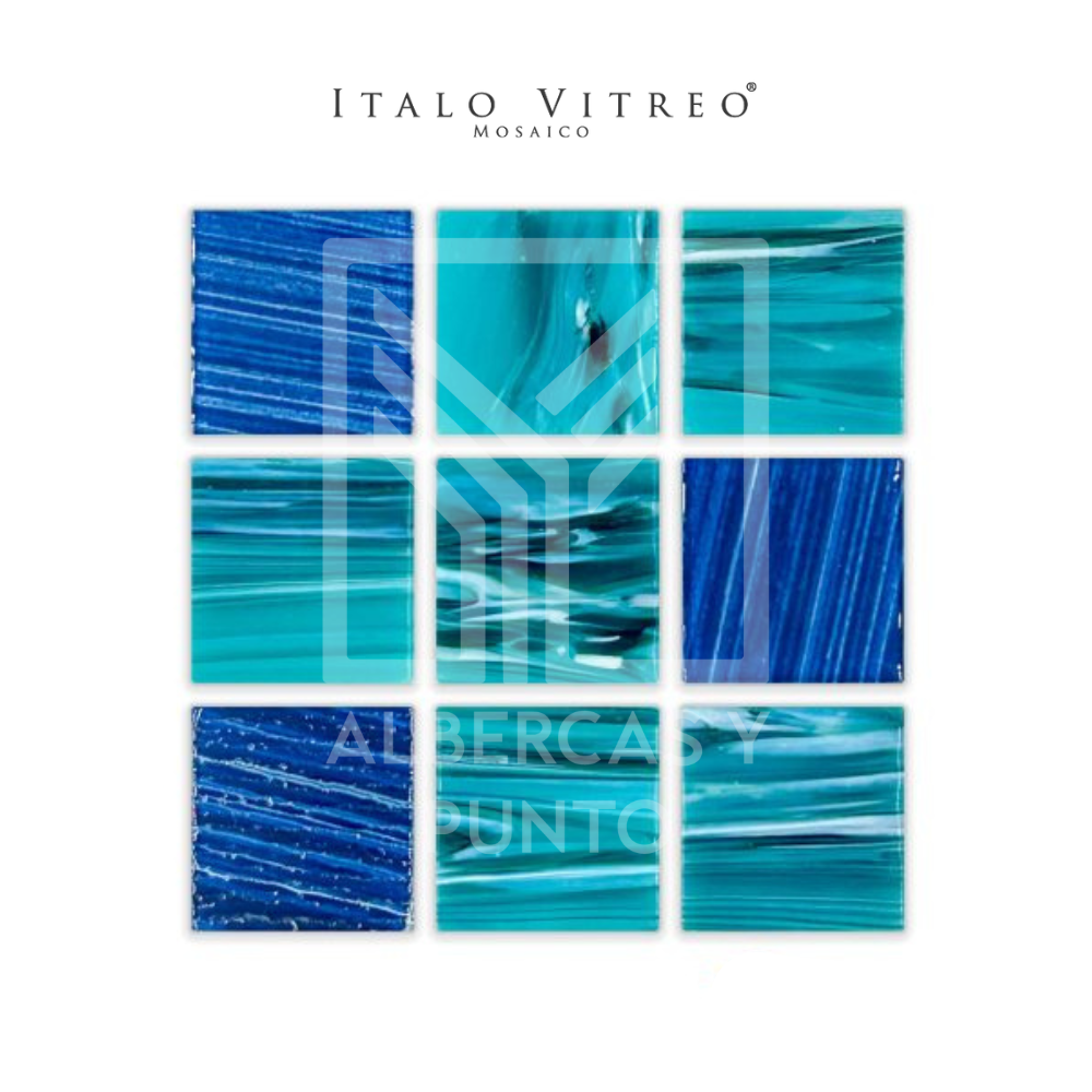 CRISTALO LUXE: Natura Azul 3.5 × 3.5