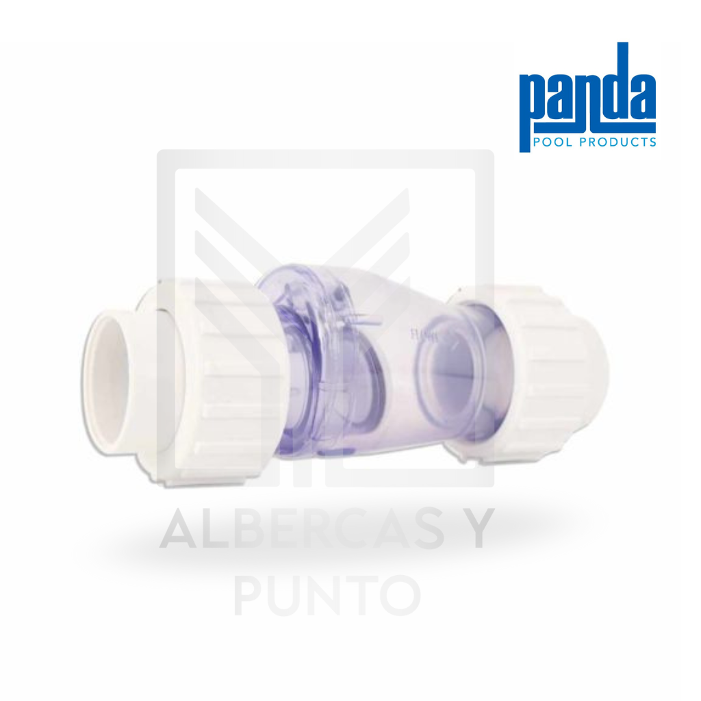 Válvula Check para Piscina Transparente 1.5"