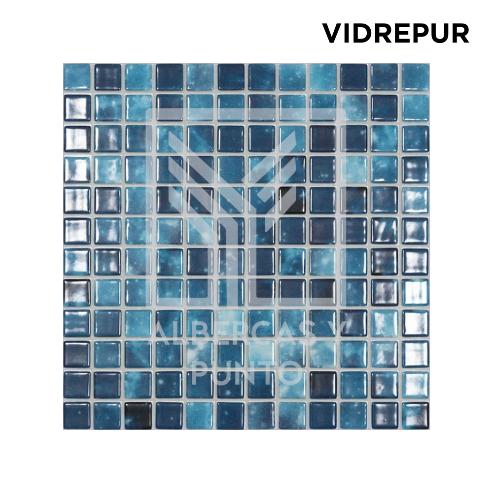 Vidrepur: Mosaico Blue de 2.5x2.5