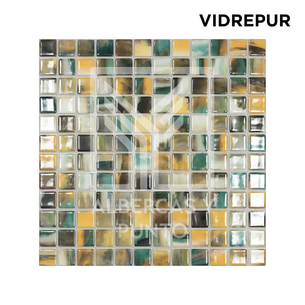 Vidrepur: Mosaico Gold formato 2.5x2.5