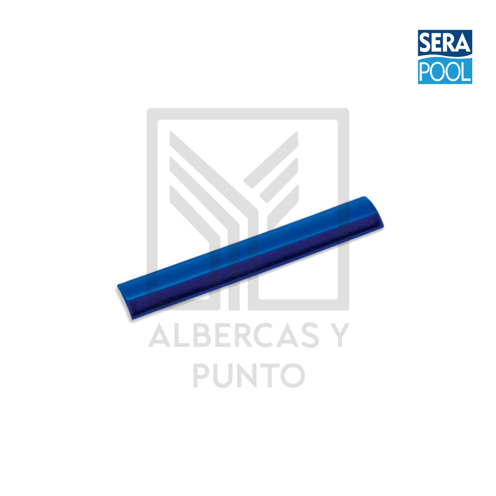 Pieza Redondeada para Escalón de Porcelana Azul Cobalto para Alberca de Competencia | Sera Pool