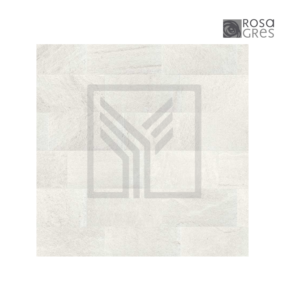 ROSA GRES: Mosaico Serena Bianco 31 × 62.6 × 0.9