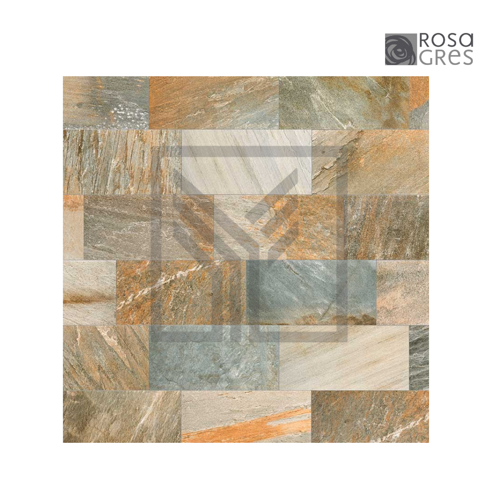 ROSA GRES: Mosaico Serena Mix 31 × 62.6 × 0.9