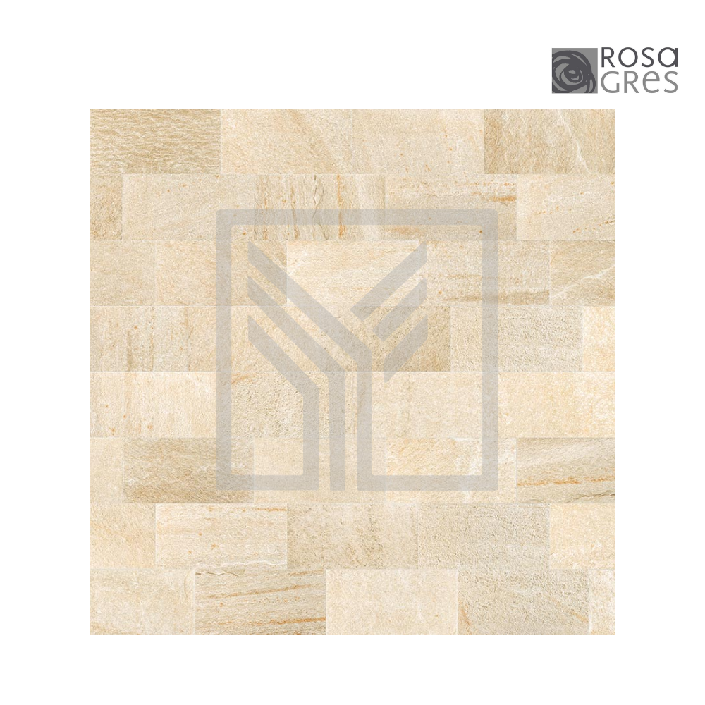 ROSA GRES: Mosaico Serena Ocra 31 × 62.6 × 0.9