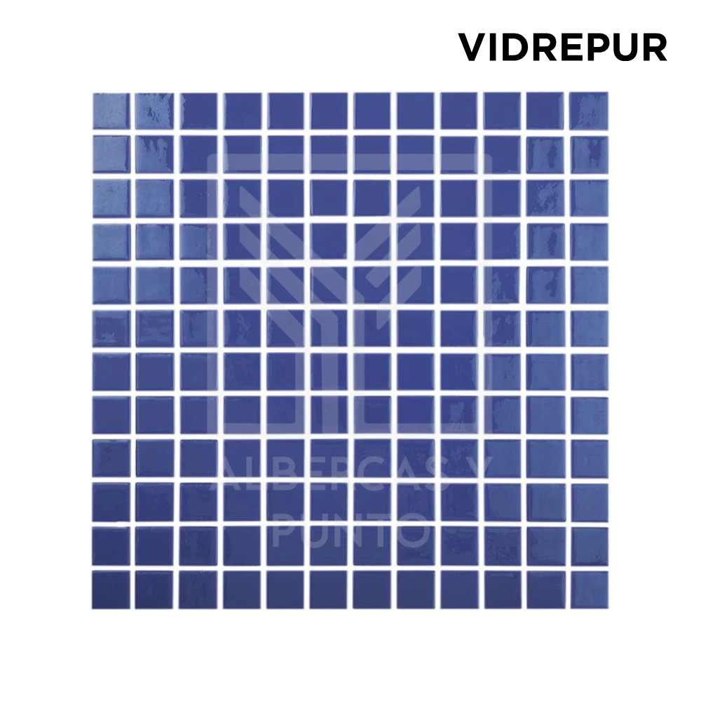 Vidrepur: Mosaico Azul Marino de 2.5x2.5