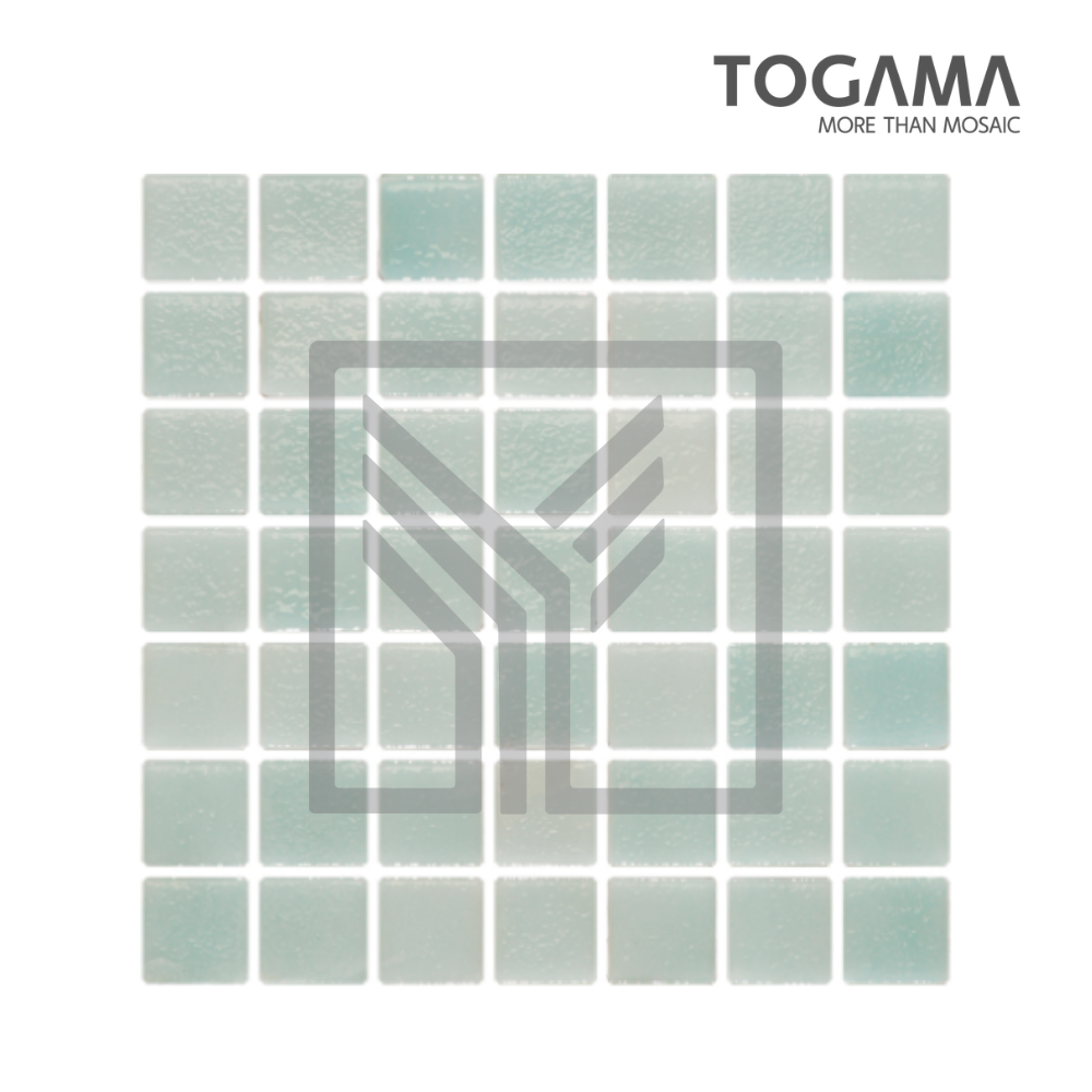 TOGAMA: Mosaico Niebla Azul Menta de 2.5 × 2.5