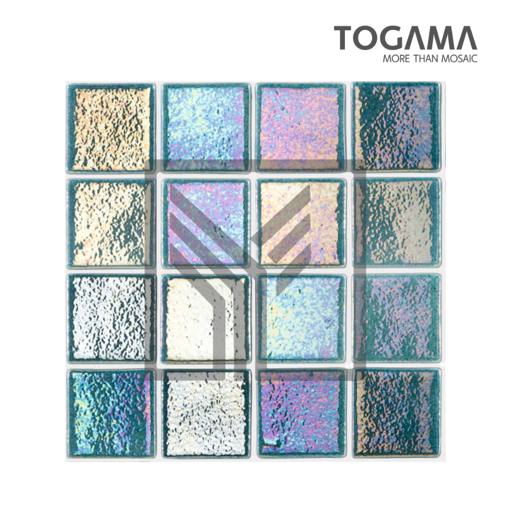 TOGAMA: Mosaico Tornasol Azul Tikal de 5x5