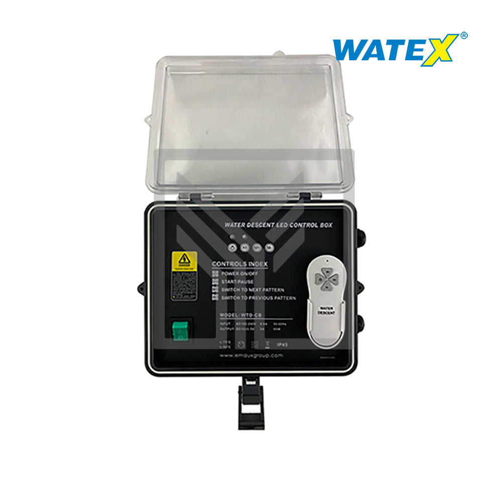 Caja y control para cascadas LED WATEX