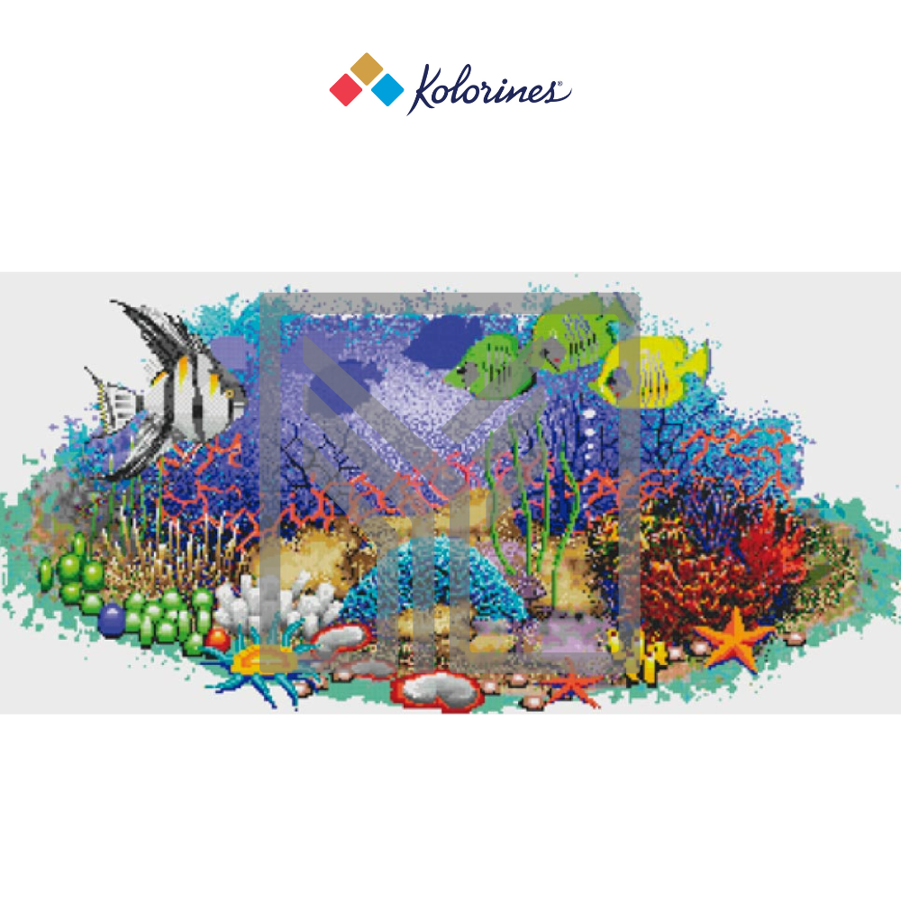 KOLORINES: Mosaico Vítreo Coral Mod 1