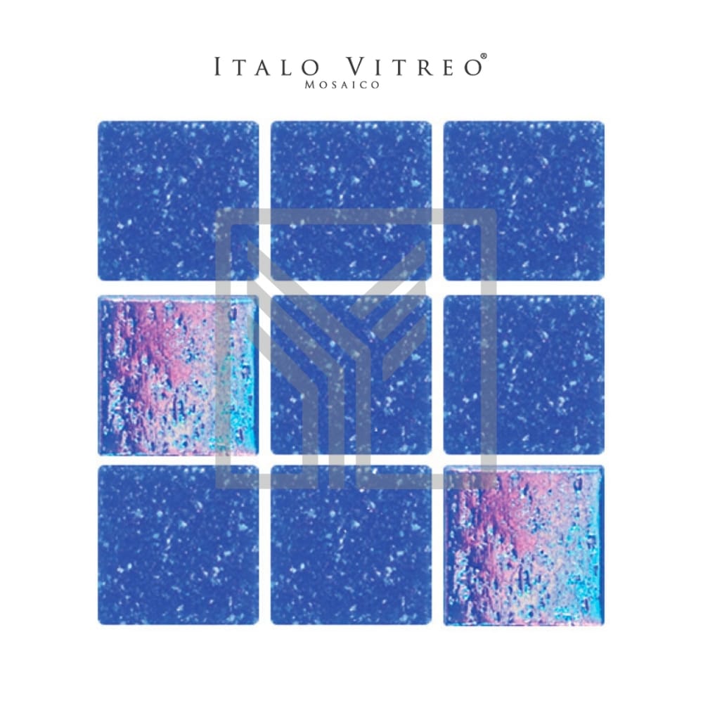 VETRO VENEZIA: Mosaico Veneciano Azul Cobalto Stella 2×2