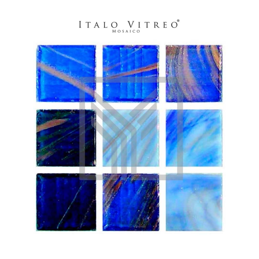 VETRO VENEZIA: Mosaico Veneciano Mezcla Azules Veneta