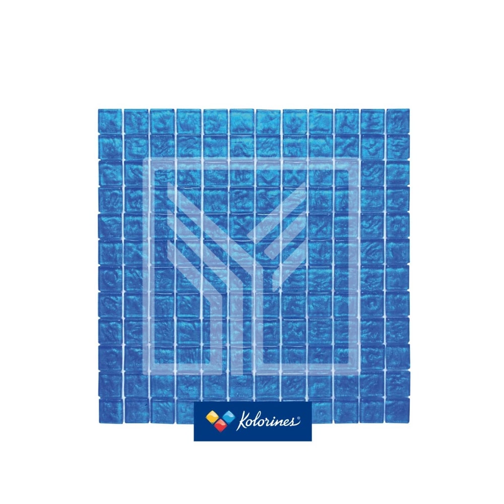 KOLORINES: Mosaico Lumina v25 Azul Maya 2.5 × 2.5