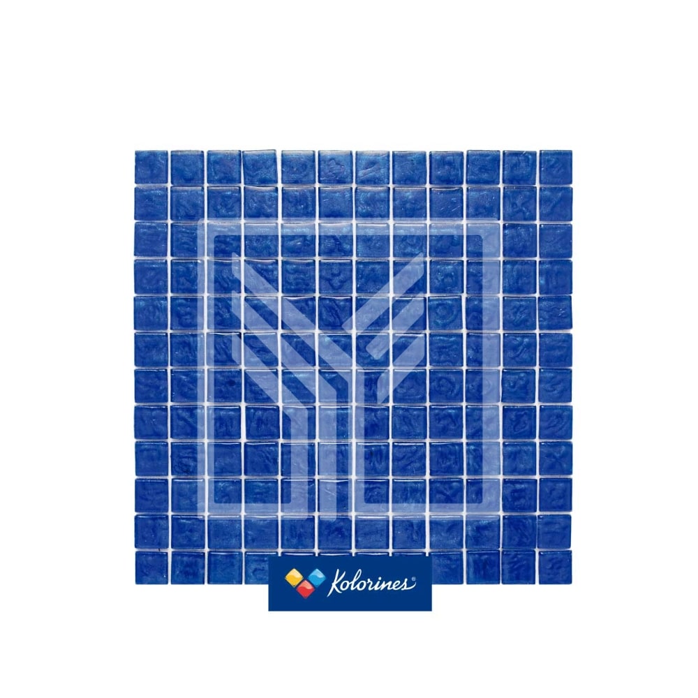 KOLORINES: Mosaico Lumina v25 Azul Zafiro 2.5 × 2.5