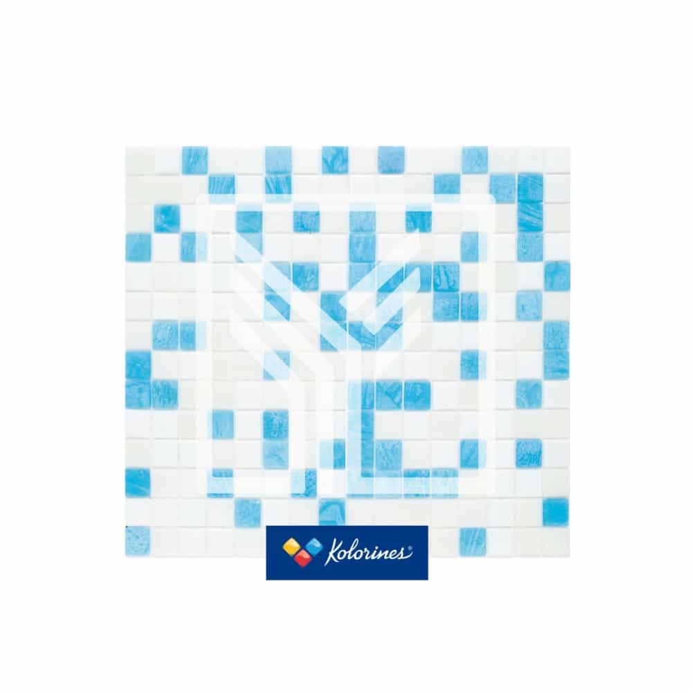 KOLORINES: Mosaico Mezcla v20 Cielo Azul 2×2